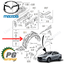 พลาสติกซุ้มล้อหน้า LH MAZDA 2 SKYACTIV ปี 2019-2021 (1ชิ้น) แท้ / รูปจริง