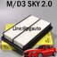 กรองอากาศ มาสด้า 3 สกายแอคทีฟ MAZDA 3 SKYACTIV ปี 2014-2018 เครื่อง 2.0 L BM (1ชิ้น) ยี่ห้อ JS ASAKASHI (Made in Japan)