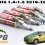 หัวเทียน FORD FIESTA เครื่อง 1.4 / 1.5 / 1.6 L (1ชุด) แท้ / รูปจริง