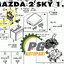 ฟิวส์ขั้วแบตเตอร์รี่ MAZDA 2 SKYACTIV ปี 2014-2018 1.3 เบนซิน (1ชิ้น) แท้ / รูปจริง