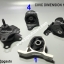 เซตสุดคุ้ม!!! ยางแท่นเครื่อง-แท่นเกียร์ ฮอนด้าซีวิค ไดเมนชั่น HONDA CIVIC DIMENSION ปี 2001-2005 เครื่อง 1.7 L เกียร์ออโต้ (AT) (1ชุด=4ตัว) แท้ศูนย์ / ENGINE MOUNT