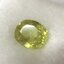 SPHENE พลอยสฟีนแท้ 1.32 กะรัต เนื้อใสสีเขียวอ่อนประกายเหลือง ไฟดี ติดรุ้งมีสเน่ห์มากๆค่ะ