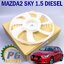 ใบพัดลมหม้อน้ำ MAZDA 2 SKYACTIV ปี 2014-2018 1.5 L ดีเซล (1ชิ้น) แท้ / รูปจริง