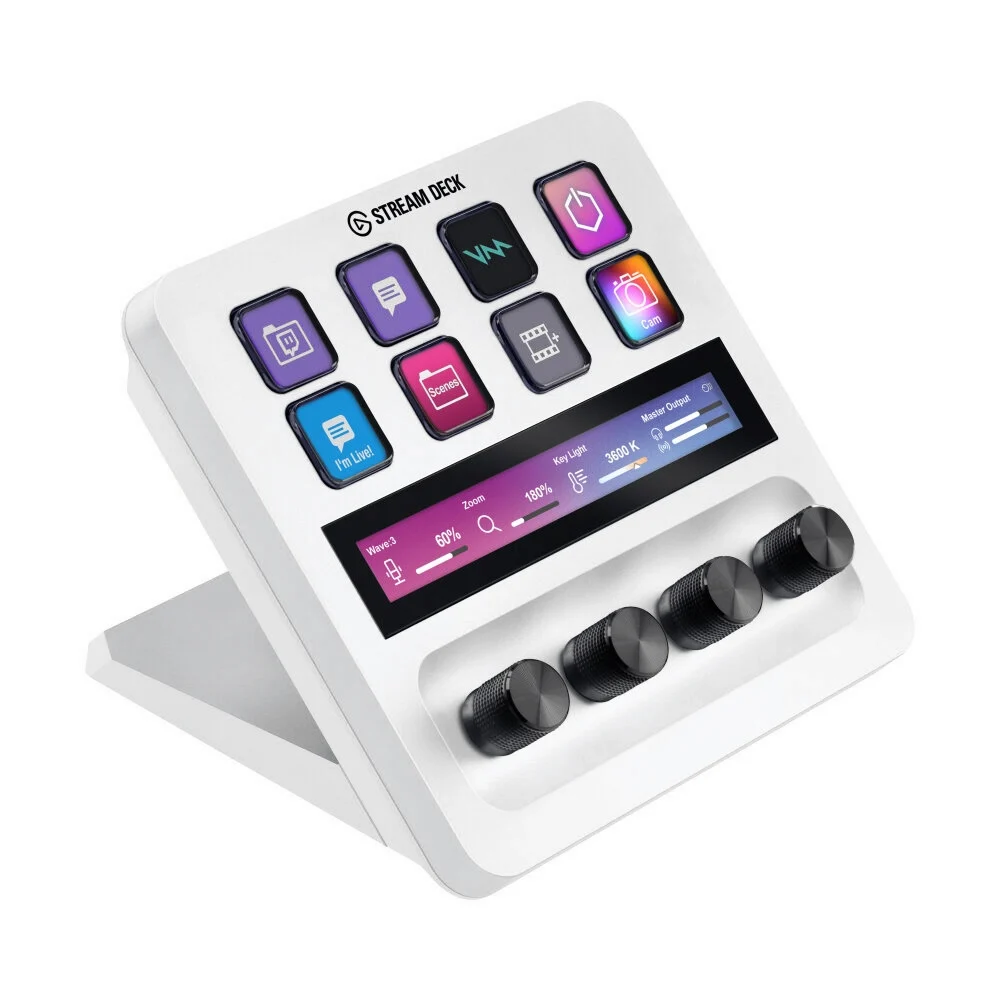 KEYPAD (แผงแป้นพิเศษ) ELGATO STREAM DECK+ (WHITE)